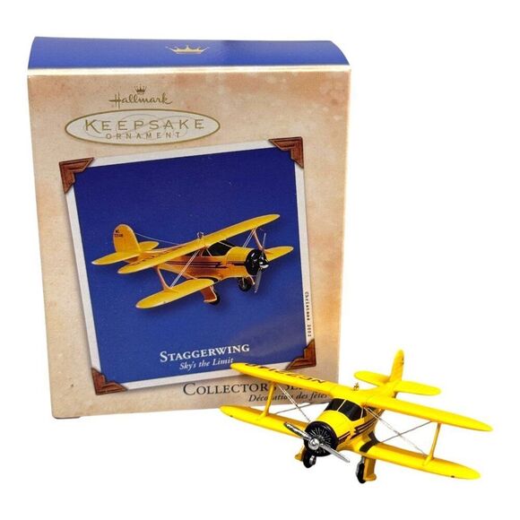 Hallmark Keepsake 2002 STAGGERWING Ornament Sky's the Limit Series #6 In Box VTG - Picture 1 of 10